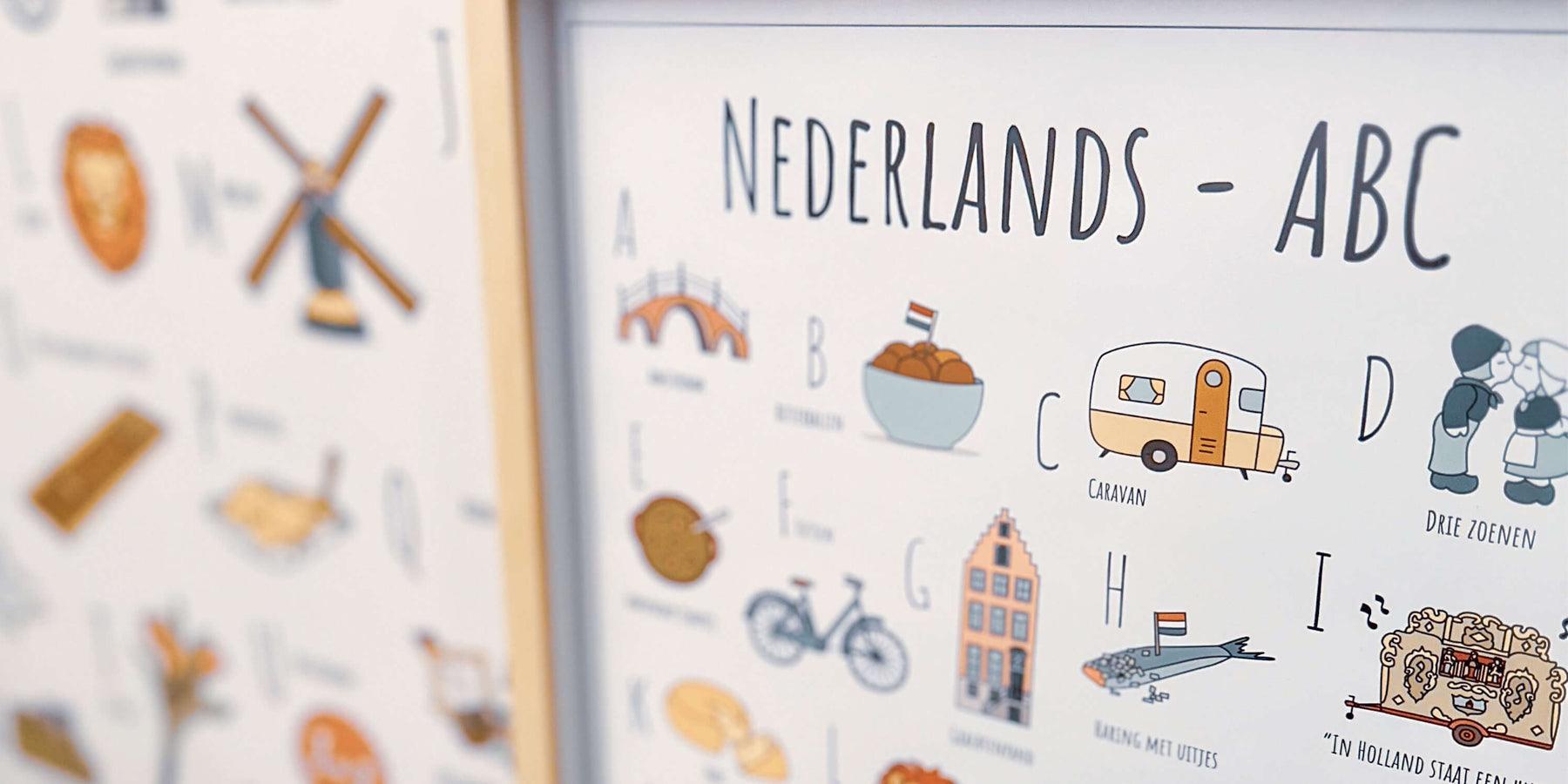 Win een prachtig pakket Nederlands ABC van PosterPlaats - Happlify