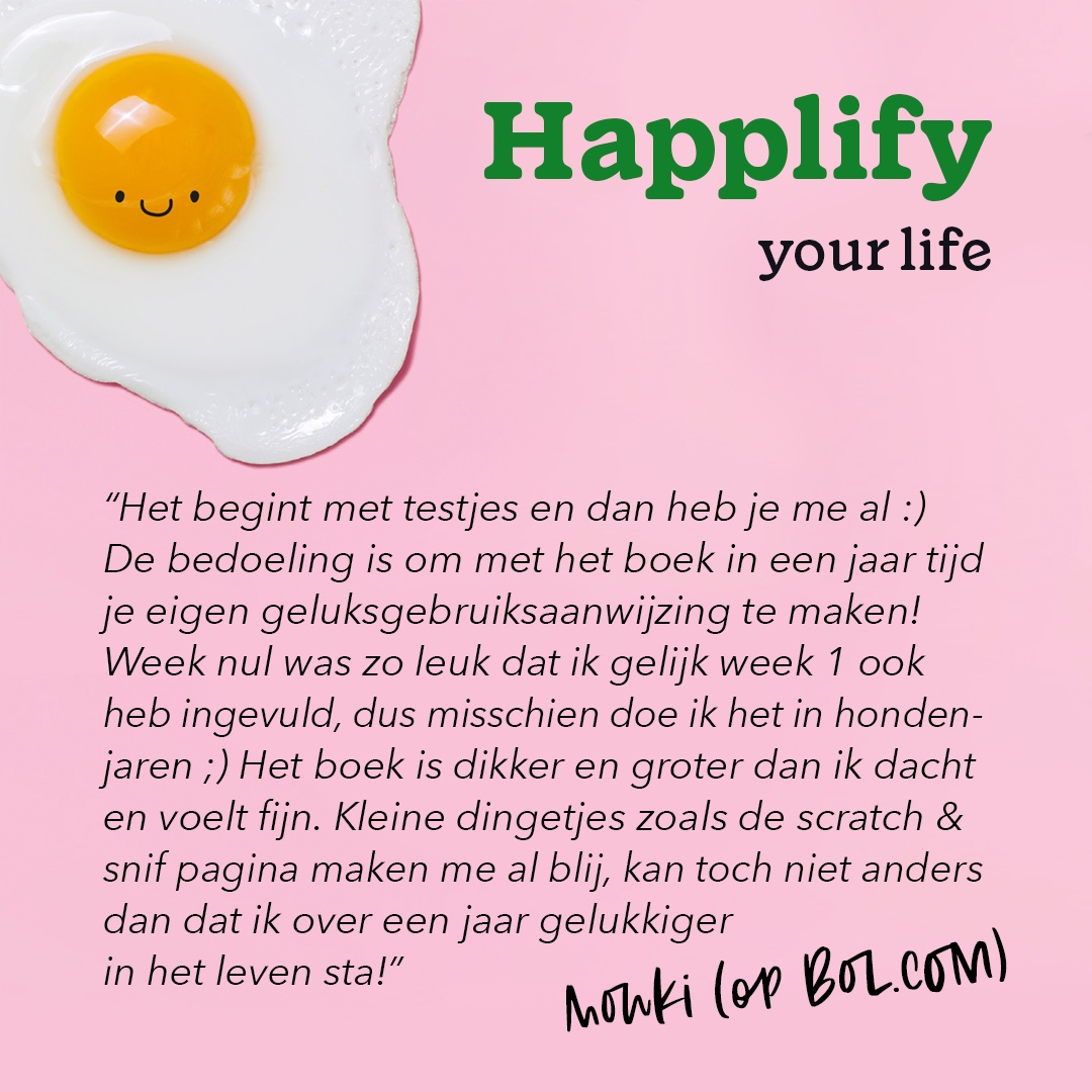 Happlify your life boek - Happlify